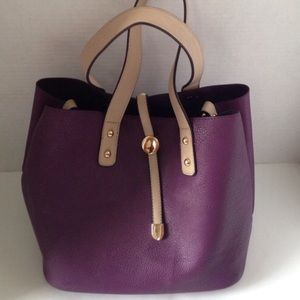 Charming Charlie purple bag